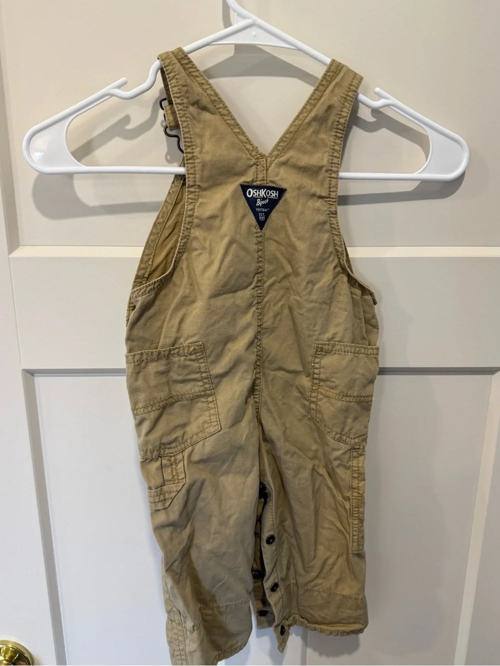 OshKosh B'gosh Khaki Utility Overalls